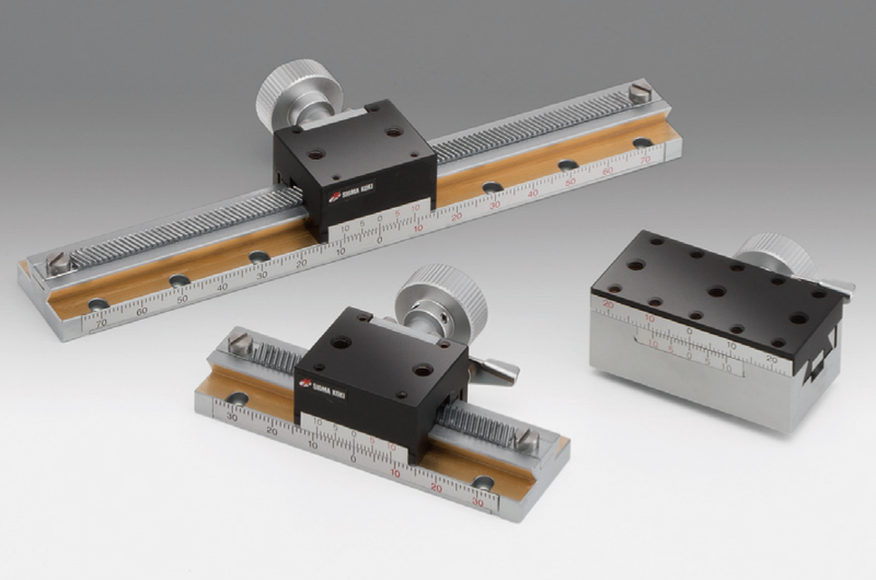 X Axis Rack and Pinion Dovetail Translation Stages (TARW/TAR-1)